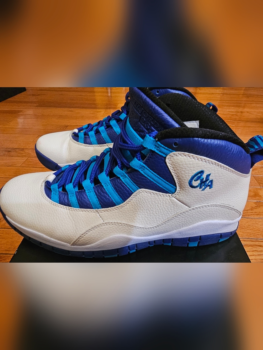 Air Jordan 10 Retro "Charlotte Hornets"  (2016) Men's Size 12 - Picture 5 of 12